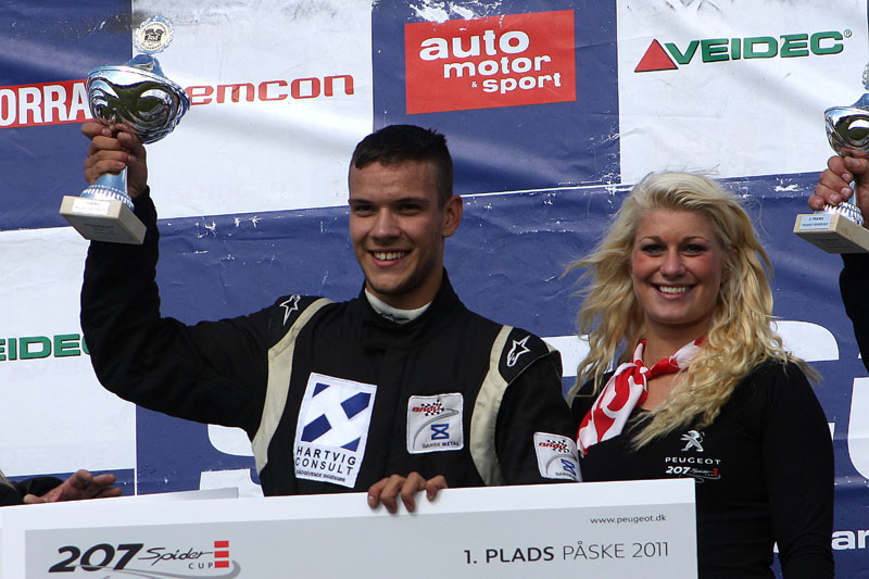 Dennis Lind vandt i Spider Cup på Jyllandsringen
(Foto: Jan Kaiser)